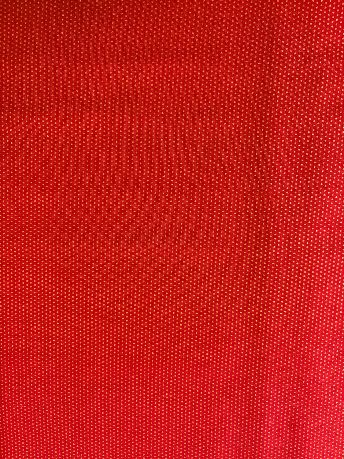 Pinpricks Red - Gold Metallic