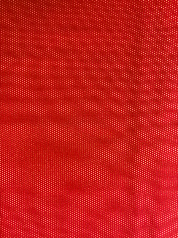 Pinpricks Red - Gold Metallic