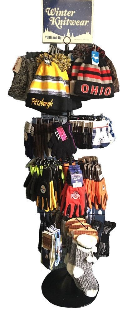 Winter Hat and Glove Display