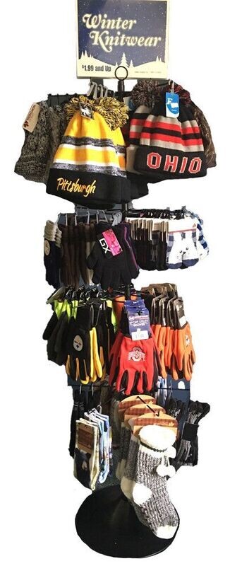 Winter Hat and Glove Display