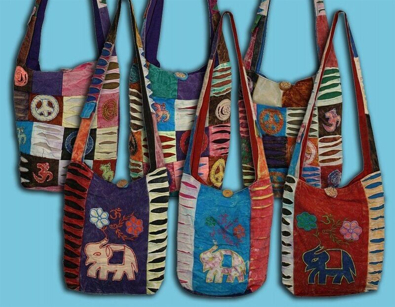 Nepal Hobo Purse 18 piece pack