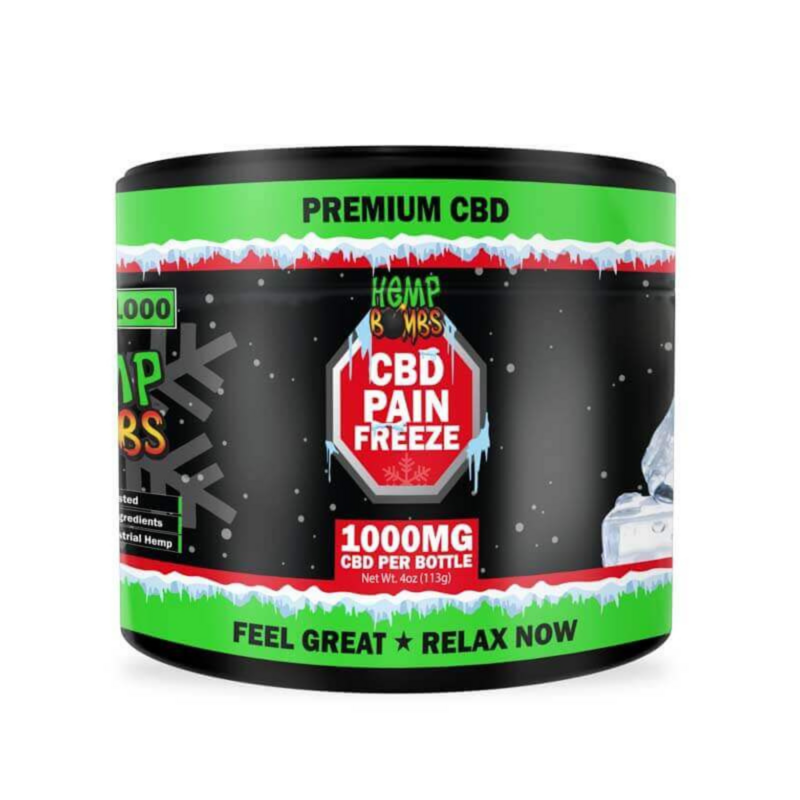 10 oz CBD Pain Freeze Gel 1000 mg