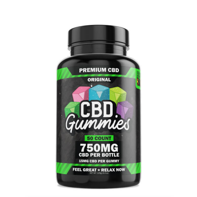 50 Count CBD Gummies 750 mg