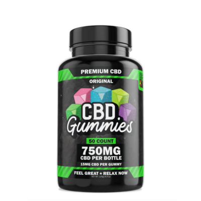 50 Count CBD Gummies 750 mg