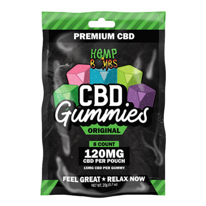 8 Count CBD Gummies 120 mg