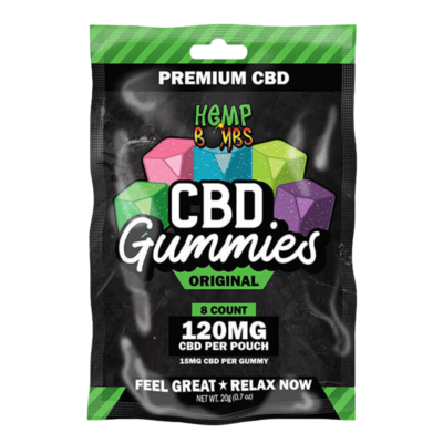 8 Count CBD Gummies 120 mg