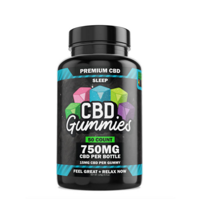 50 Count CBD Sleep Gummies 750 mg