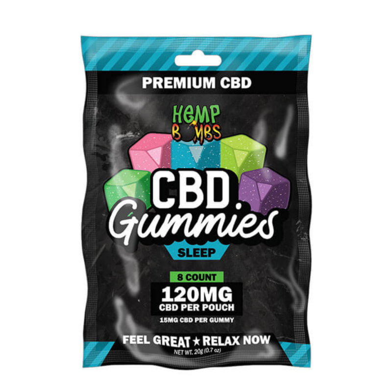 8 count CBD Sleep Gummies  120 mg