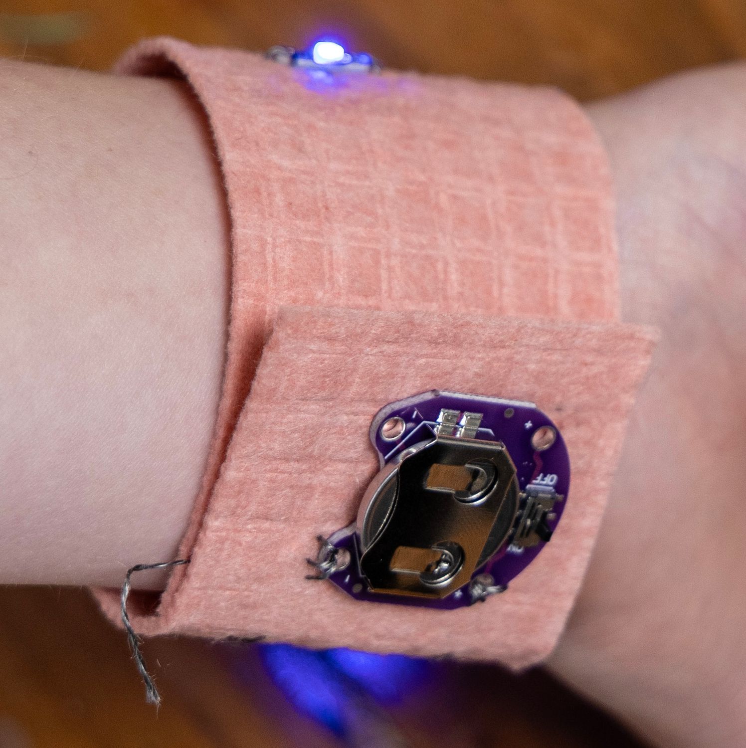Sewable Circuit Battery Holder