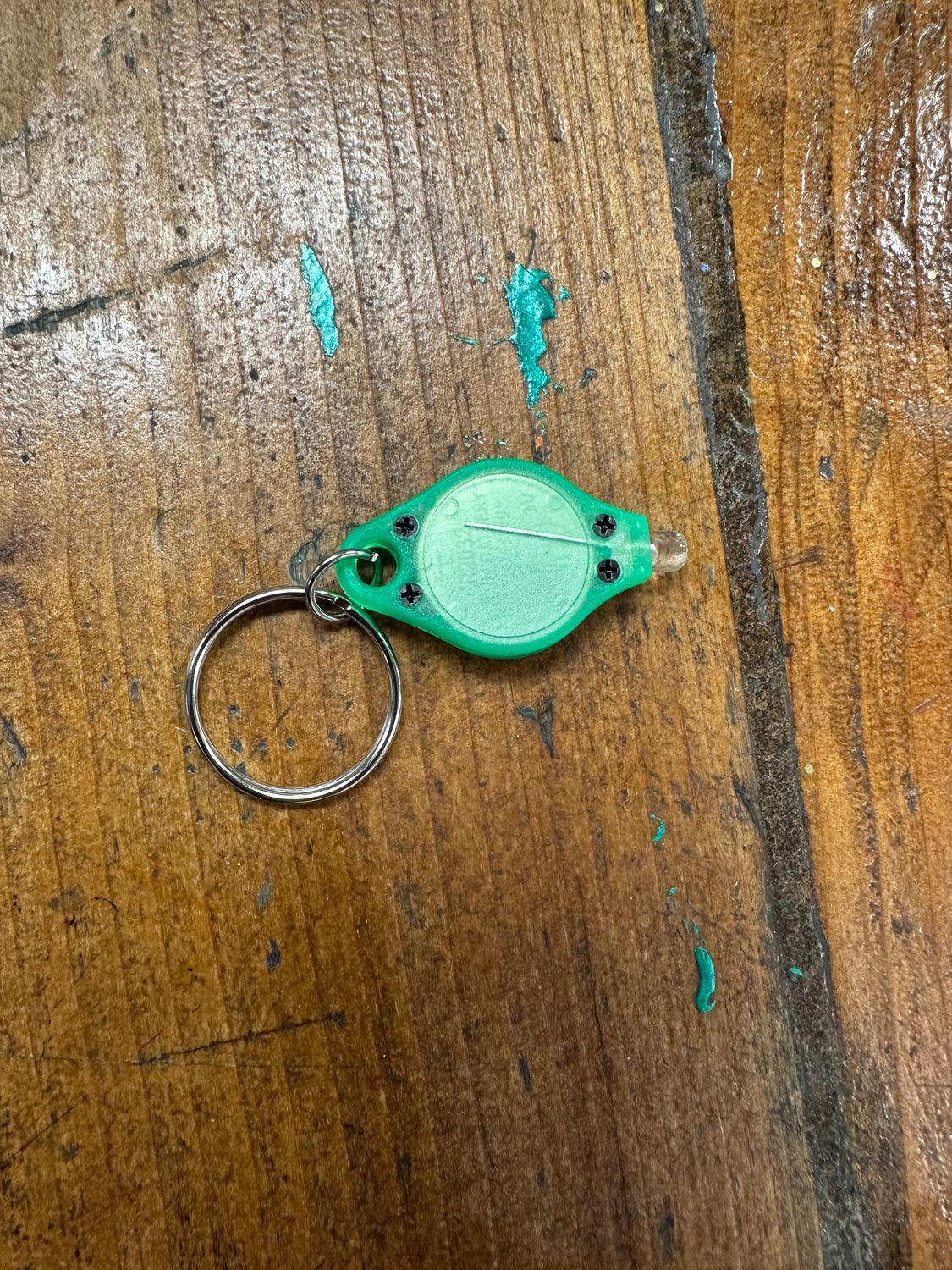 Green LED Keychain Light
