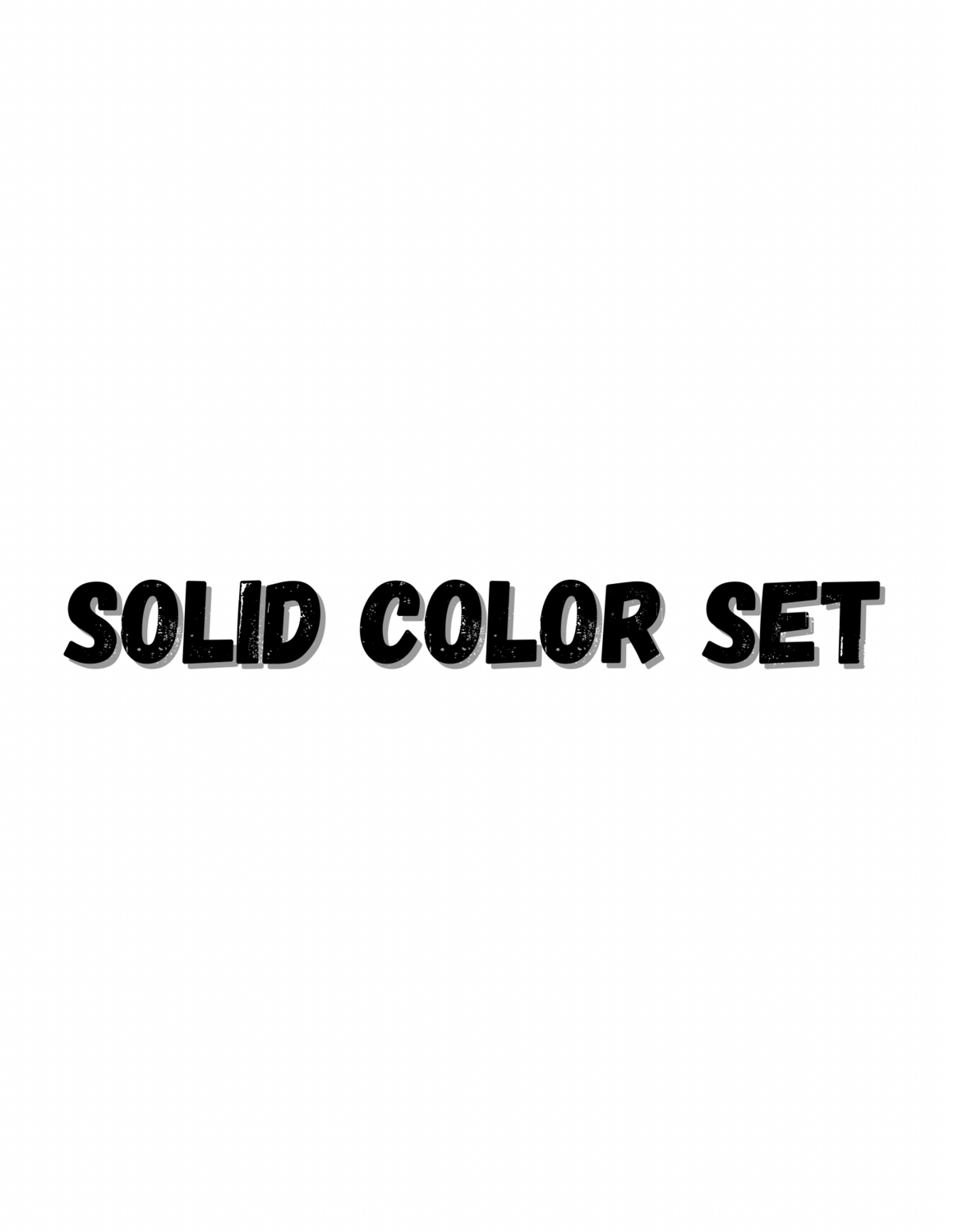 Solid Color Set