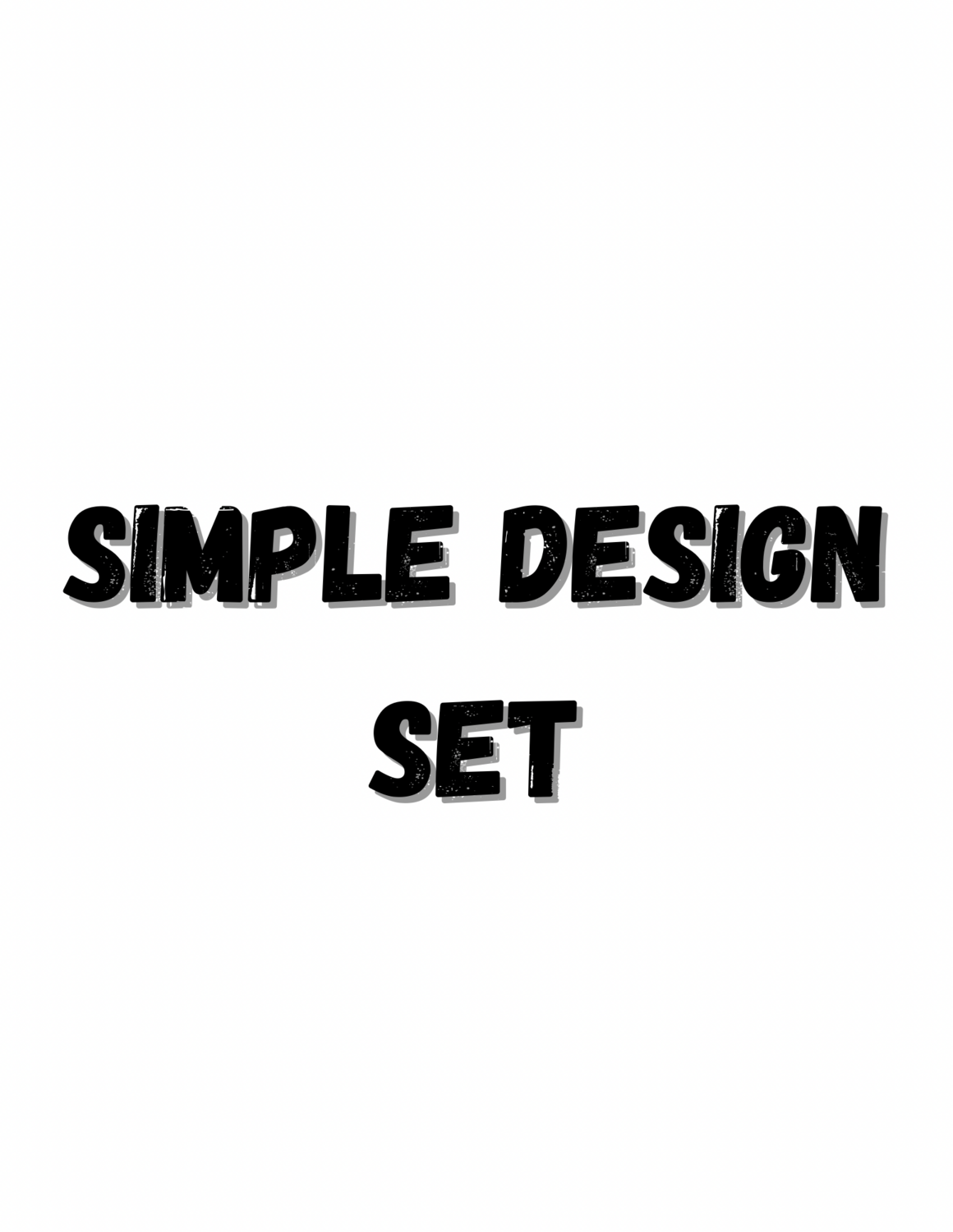 Simple Design Set