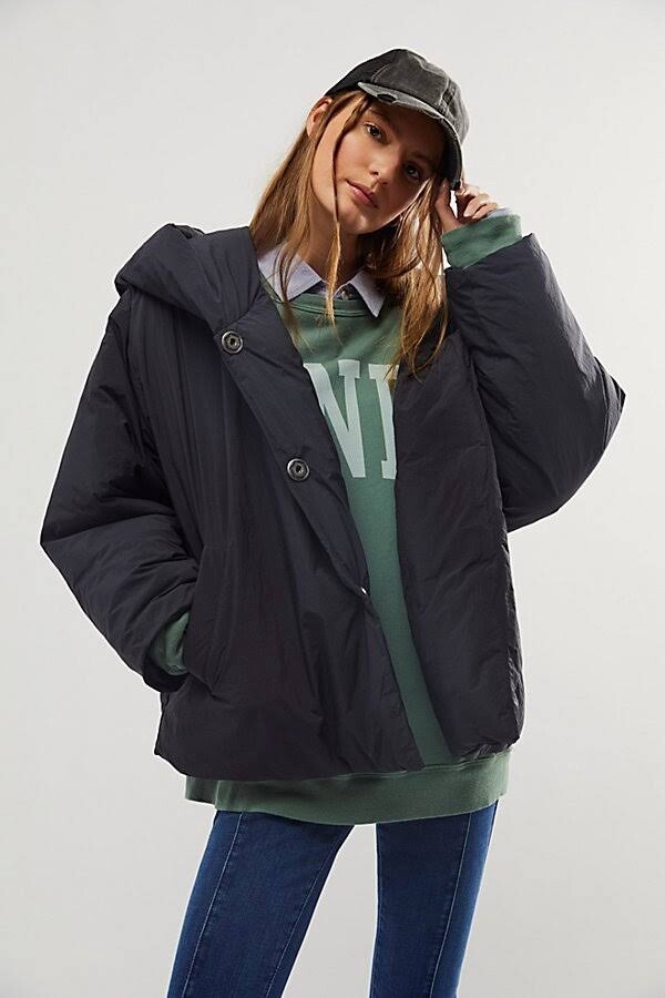 Cozy Cloud Puffer, Color: Black, Size: Xs