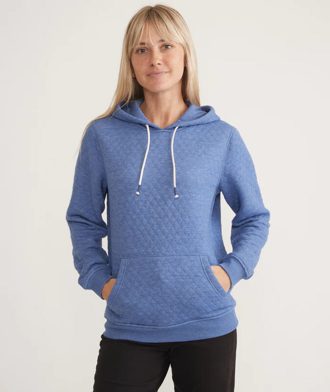 Corbet Quilted Hoodie, Color: Arctic Ice, Size: XS