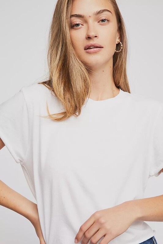 The Perfect Tee, Color: White, Size: XS