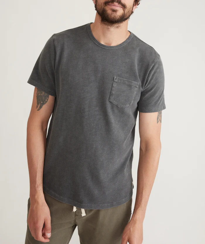 Short Sleeve Heavy Slub Pocket Tee