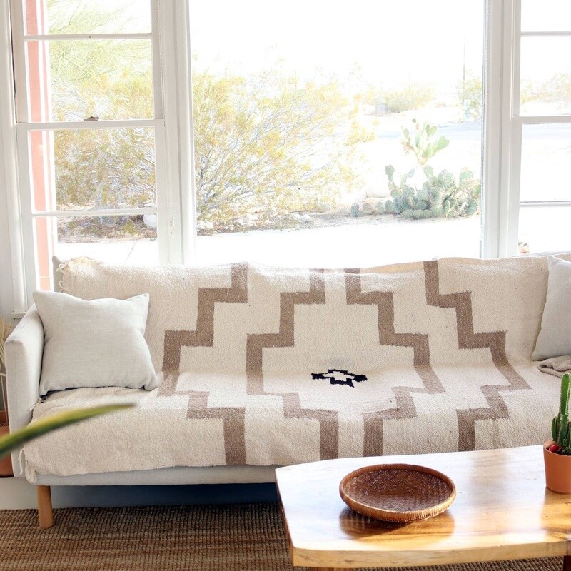 White Sands Handwoven Blanket