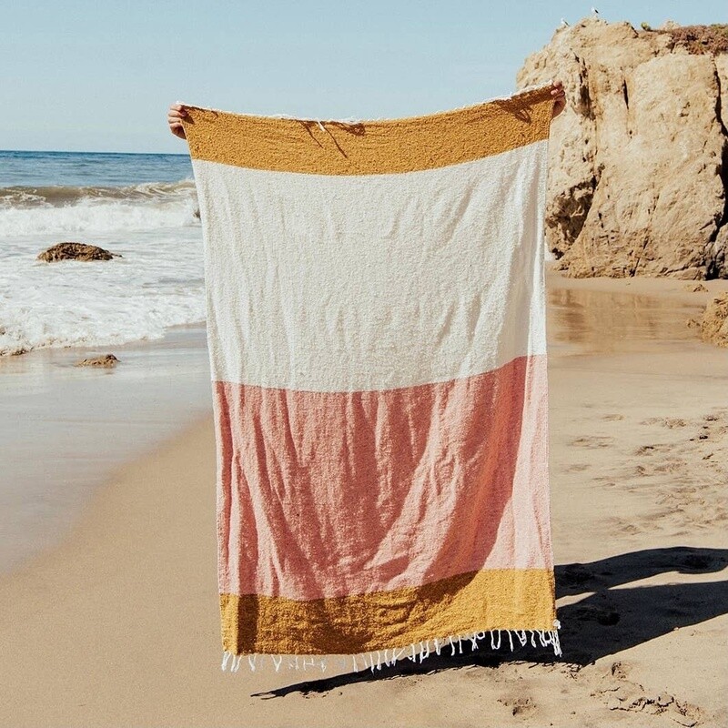 Sunrise  Recycled Throw Blanket