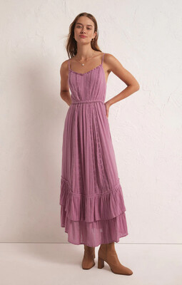 Rose Maxi Dress, Color: Dusty Orchid, Size: XS