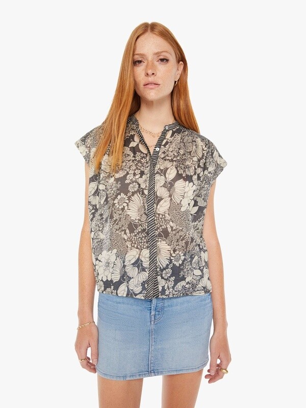 The Slow Ride Button Down, Color: French Fairy Tale, Size: XS