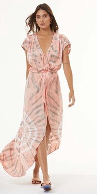 Stephanie Dress, Color: Peach, Size: Xs
