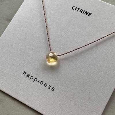 Citrine Necklace- Happiness