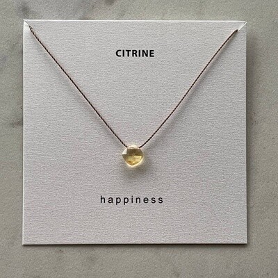 Citrine Necklace- Happiness