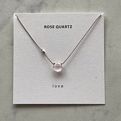 Rose Quartz Necklace- Love
