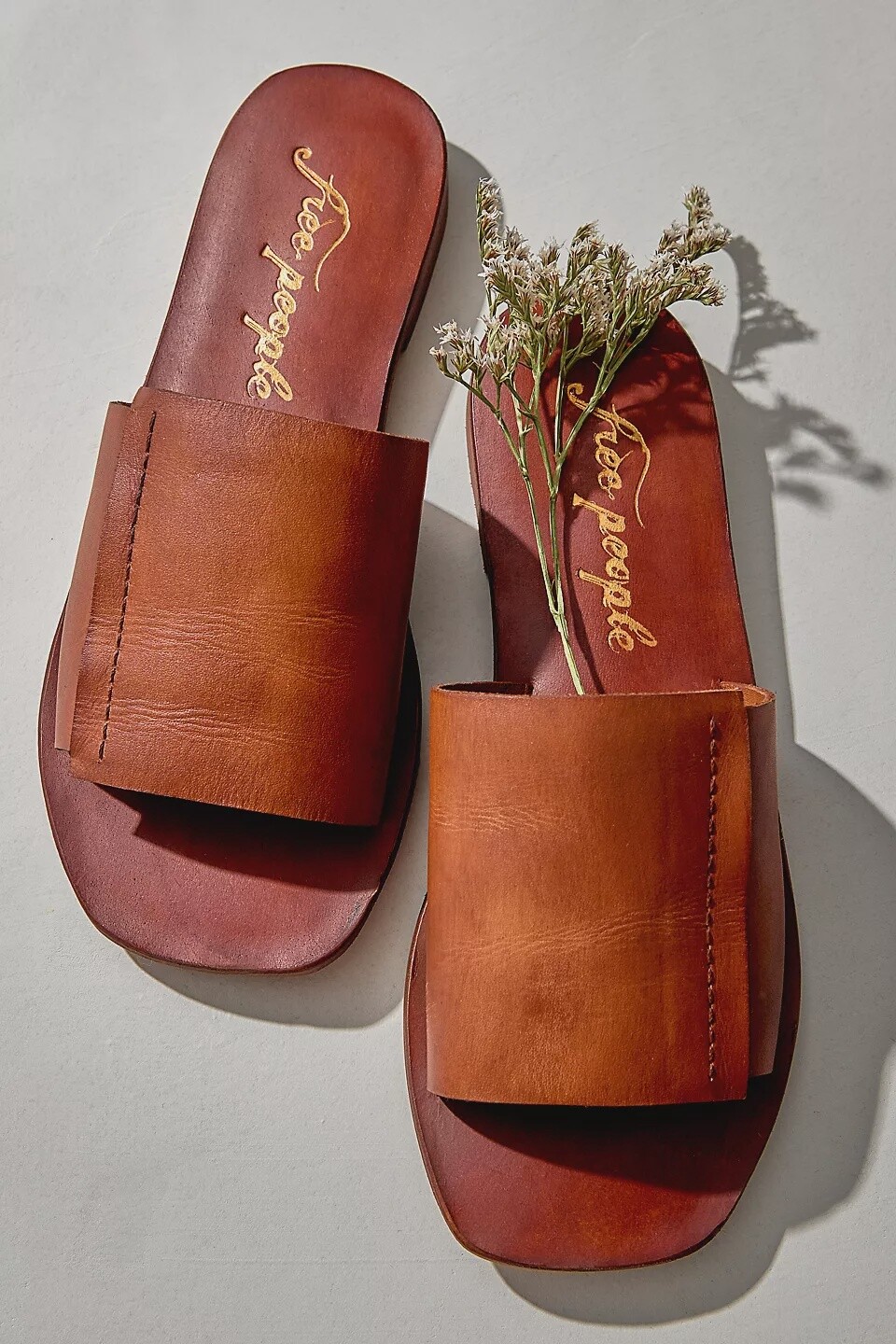 Verona Slide Sandal, Color: Tan, Size: 36