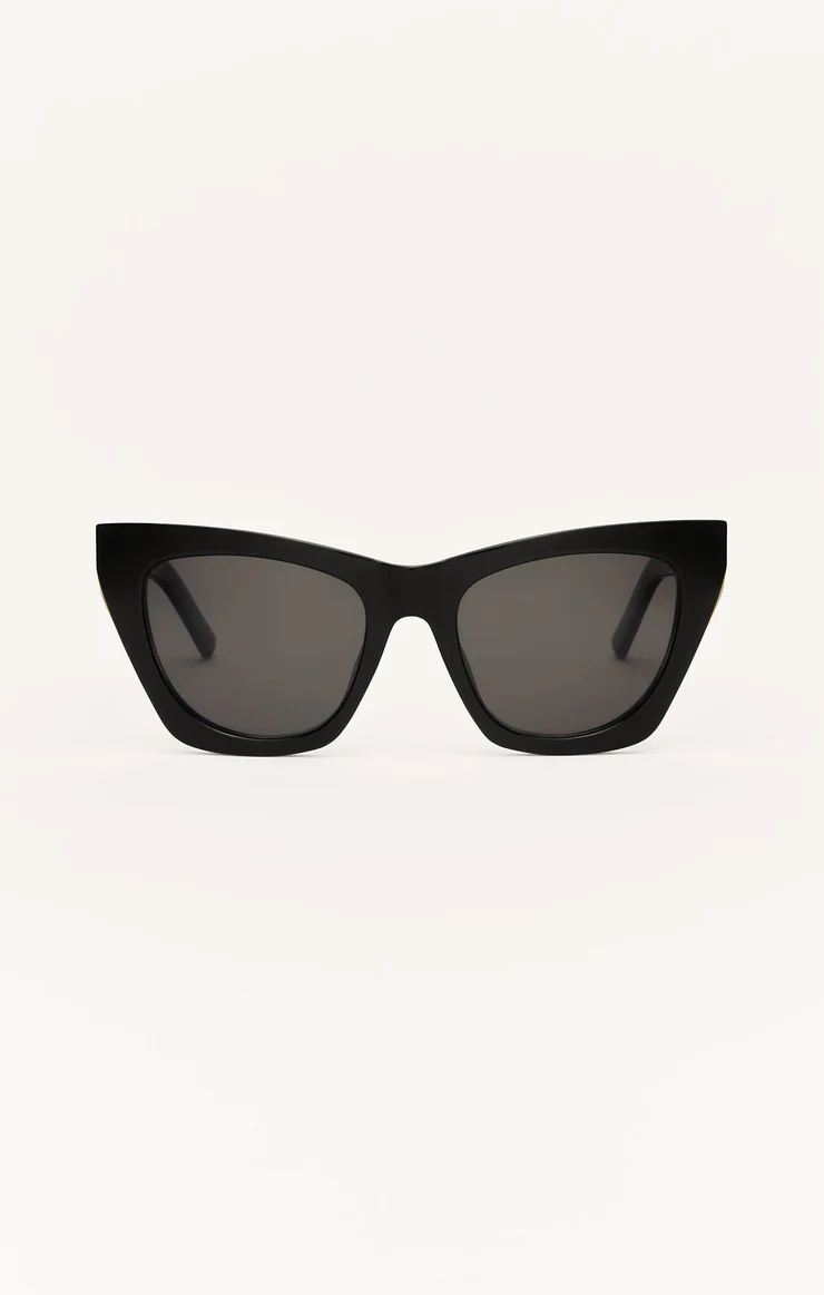 Undercover Sunglasses, Color: Polished Black - Grey