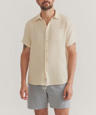 Crinkle Double Cloth Shirt