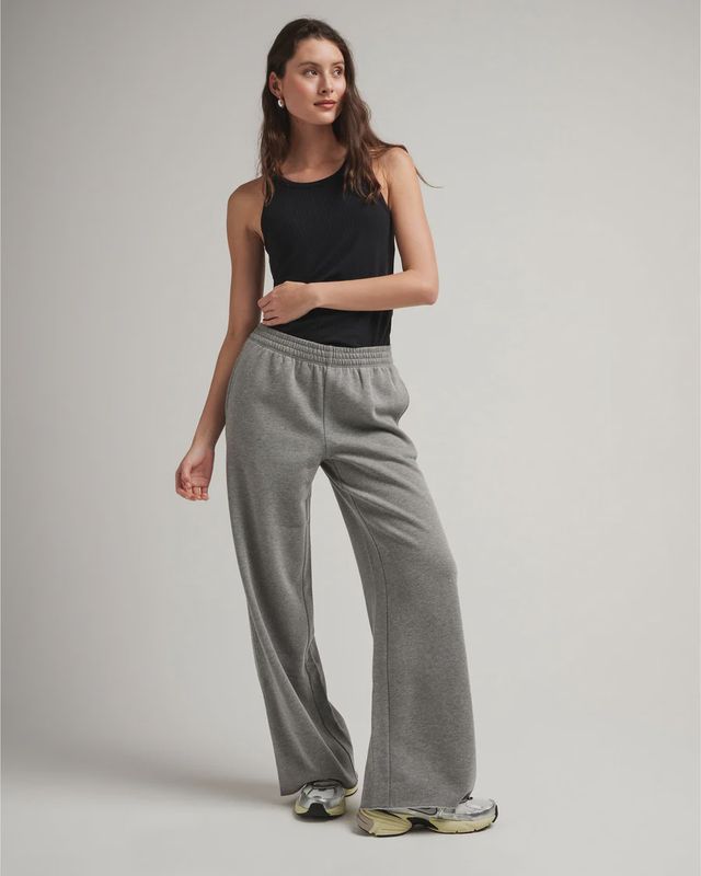 Women&#39;s Recycled Fleece Wide Leg Pant
