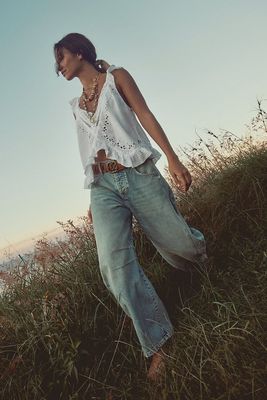 Good Luck Mid Rise Barrel Jeans