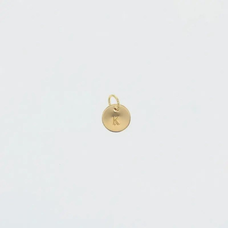 Trinket Letter Tag Charm