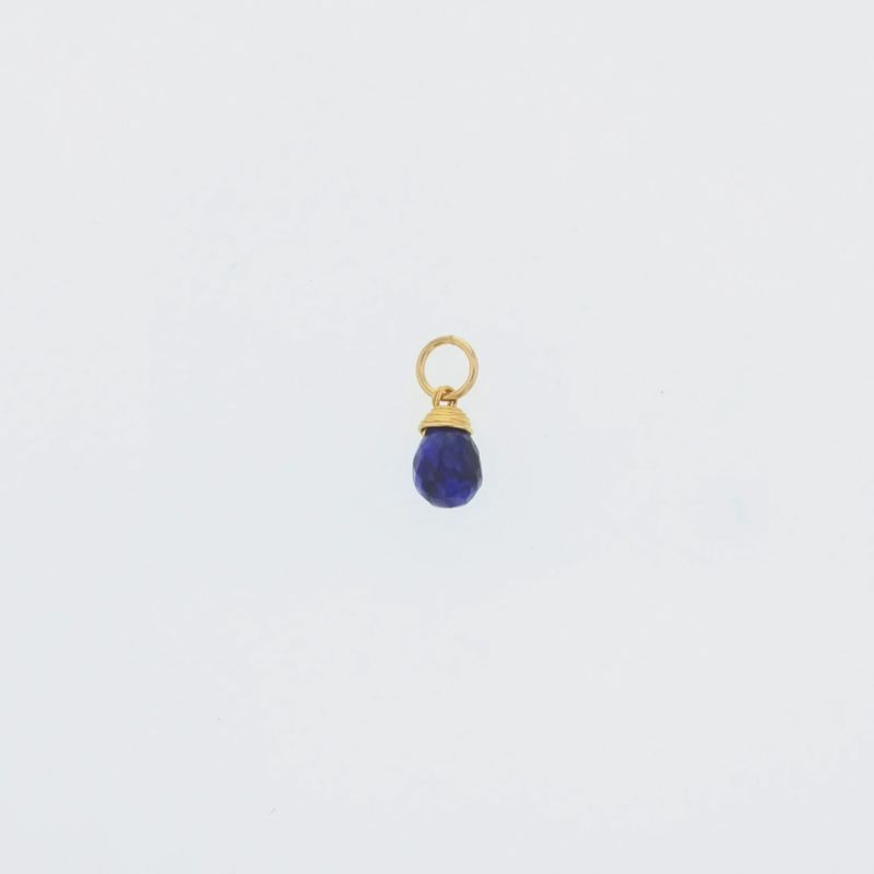 Natural Birthstone Charm