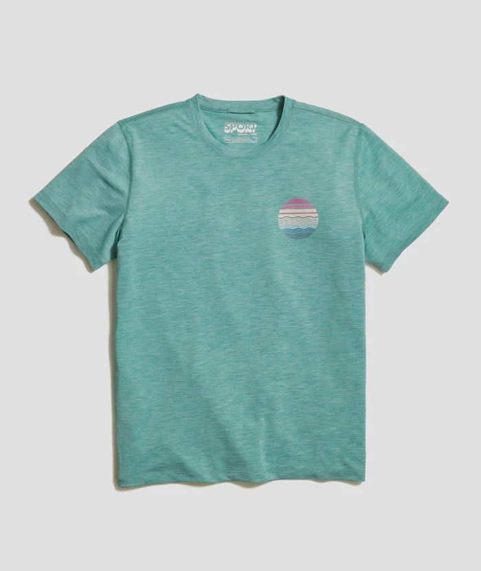 Air Crew Graphic Tee, Color: Deep Sea, Size: S