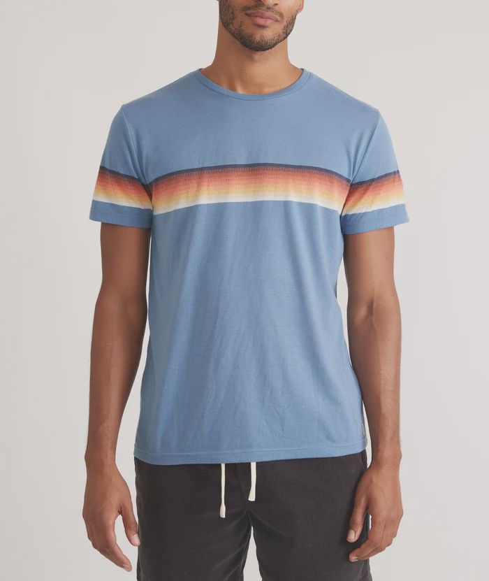 Signature Crew Tee, Color: Coronet Blue, Size: S