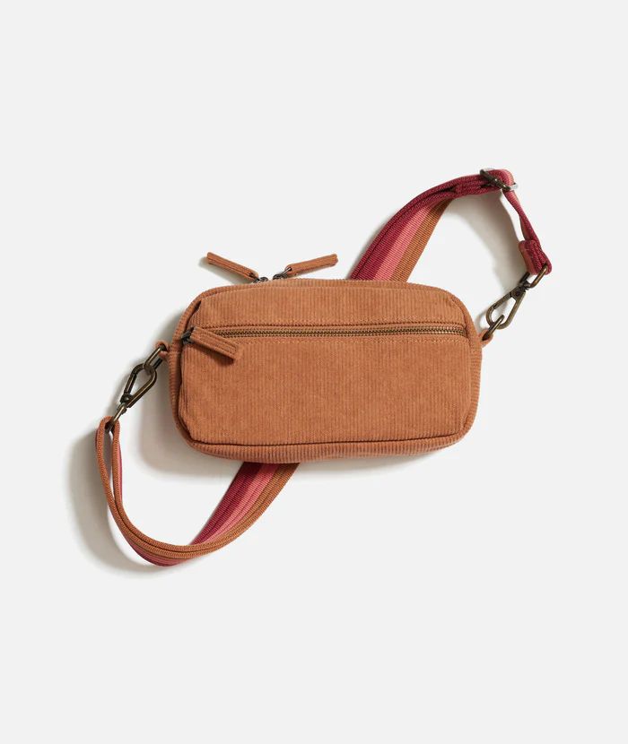 Corduroy Fanny Pack, Color: Mocha