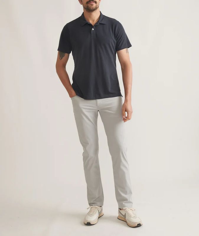 5 Pocket Breeze Slim Straight Pant, Color: Light Grey, Size: 30-32