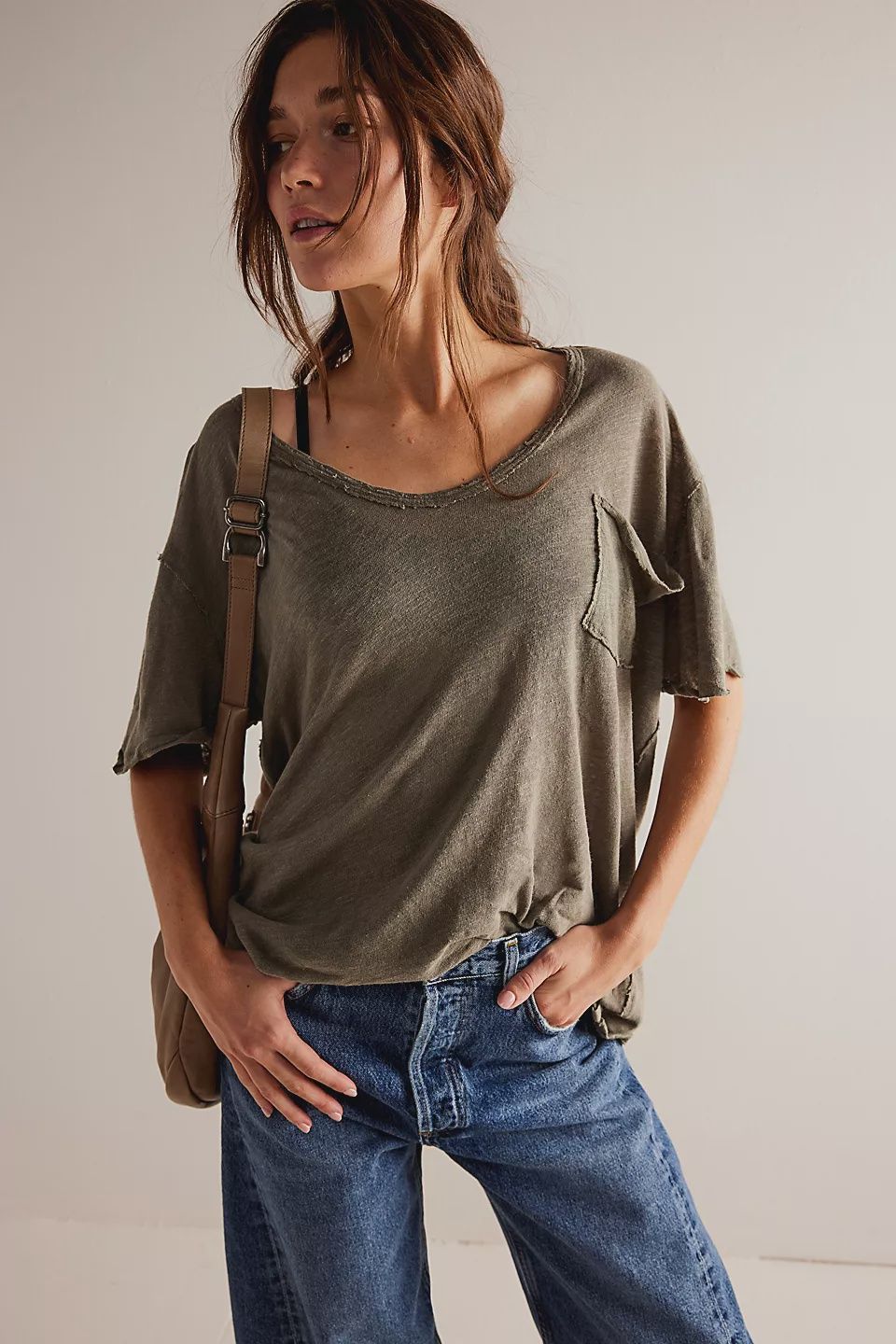 All I Need Tee, Color: Dried Basil, Size: XS