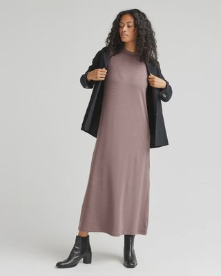 Vintage Rib Column Dress