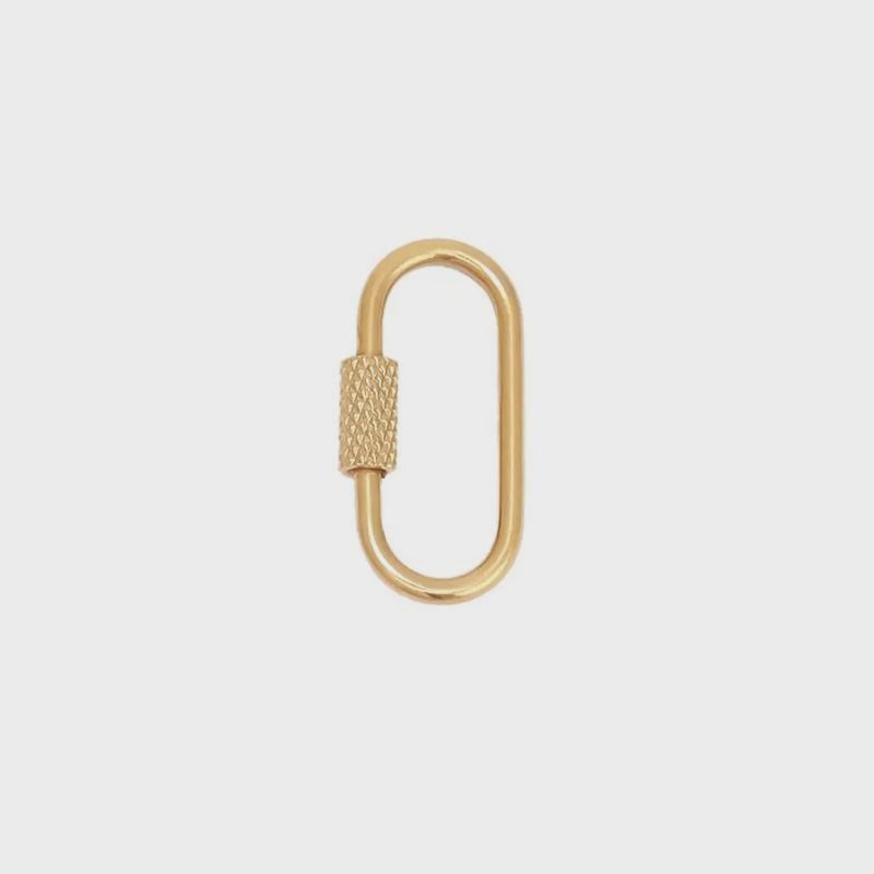 Large Carabiner Charm Clasp