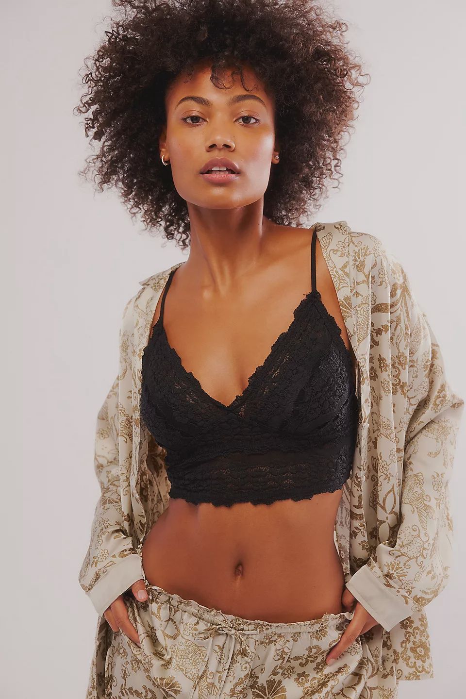 Amina Bralette, Color: Black, Size: XS
