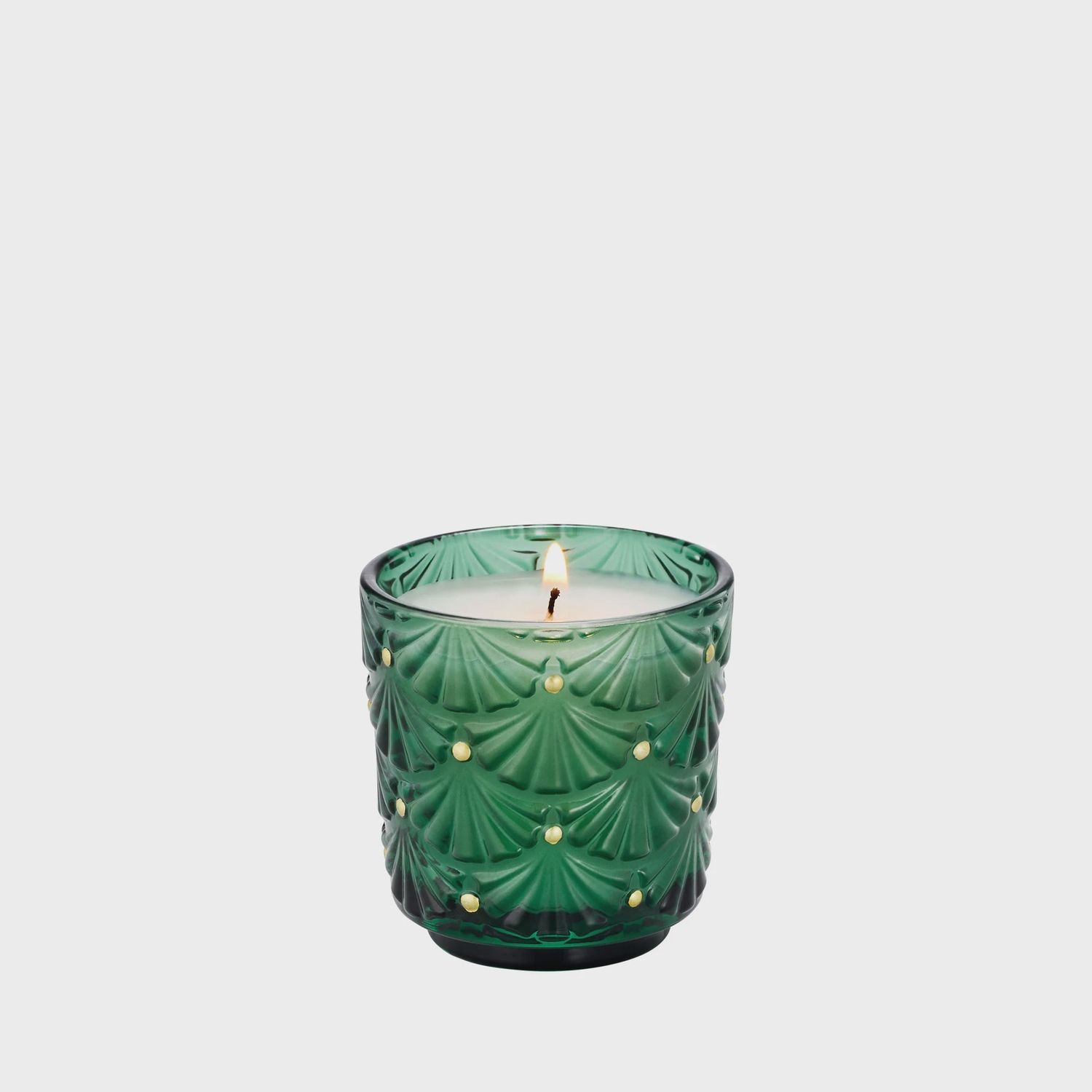 Noble Fir Garland Boxed Pedestal Candle