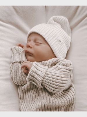 Merino Wool Baby Beanie