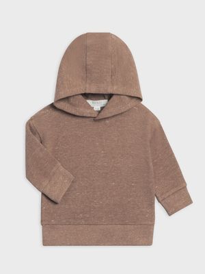 Cooper Waffle Knit Pullover, Color: Heather Mocha, Size: 6-12M