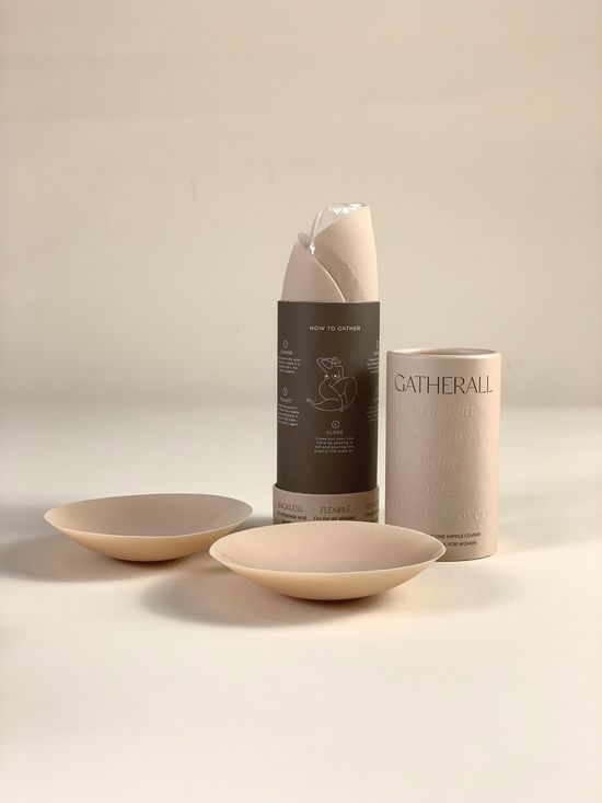 Gatherall Nipple Covers, Color: Cream