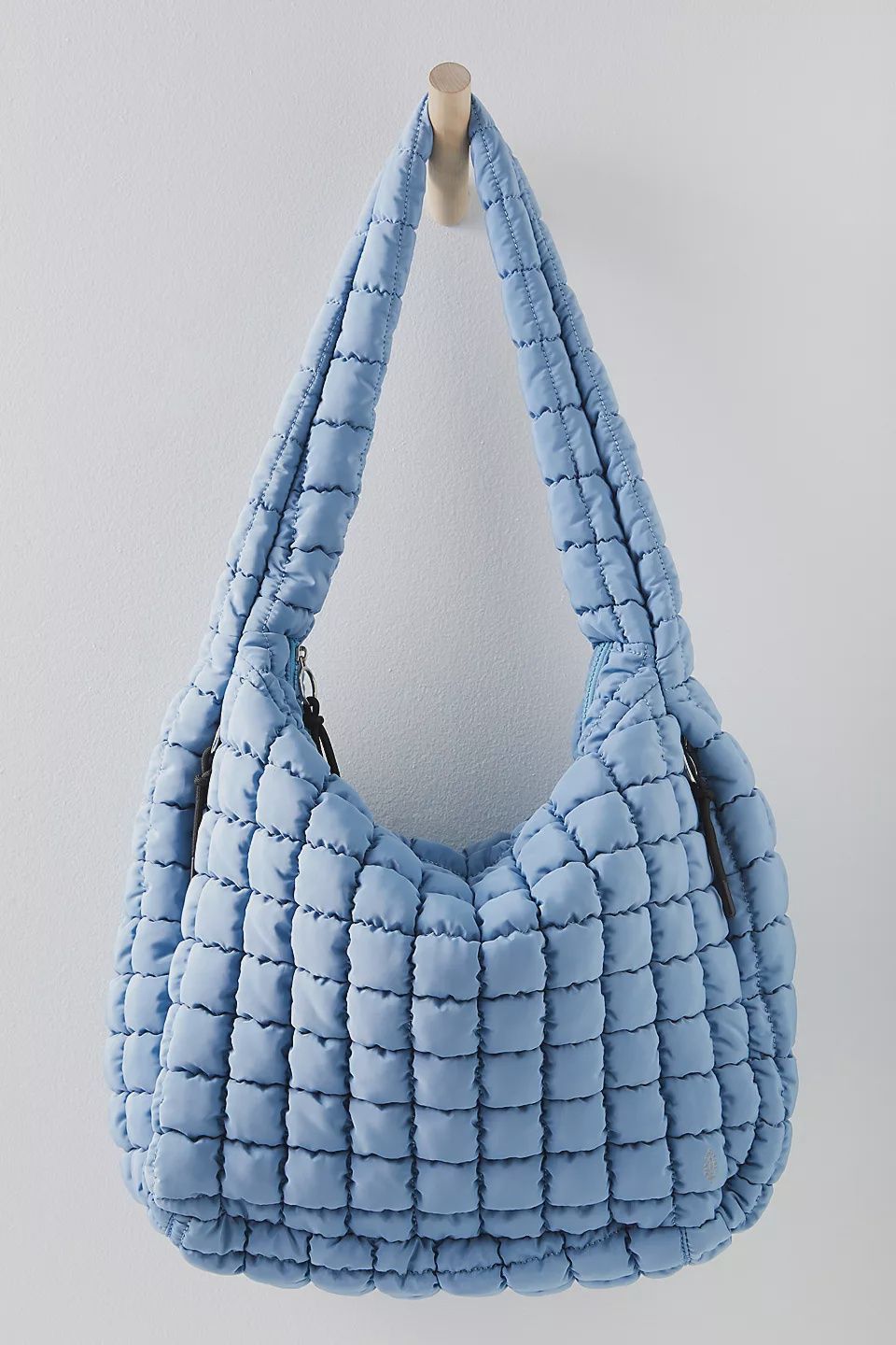 Quilted Caryall Bag, Color: Dusty Blue
