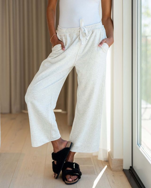 The Frenchie Wide Leg Pant by Mersea is a chic, relaxed pant designed for comfort and effortless style. Made from a soft, lightweight fabric, it features a flattering wide-leg silhouette that provides a flowy, laid-back look. 