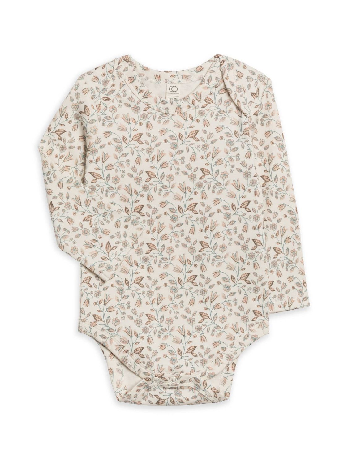 Baby River Bodysuit Yuma Floral, Color: Teal/Taupe, Size: NB